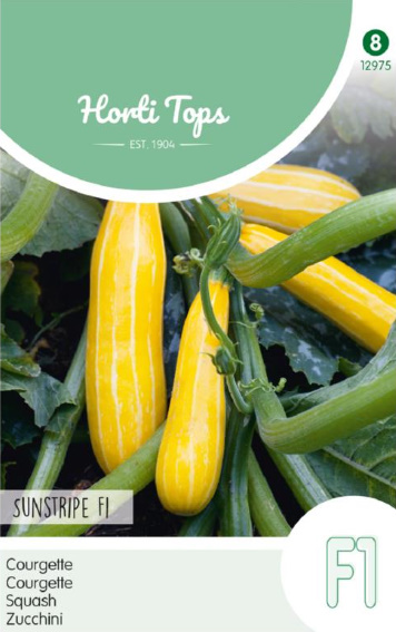 Zucchini Sunstripe F1 (Cucurbita) 8 Samen